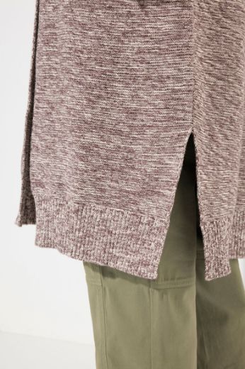 Plus size veliki brojevi Kardigan dužeg kroja bez kopčanja za punije