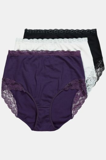 Plus size veliki brojevi Gaćice maxi 3 komada za punije