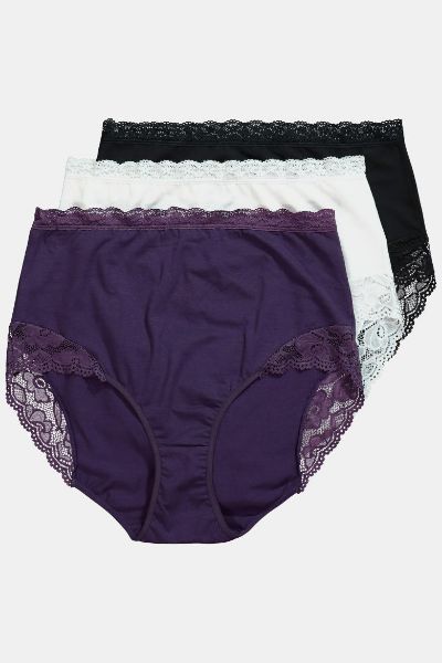 Veliki brojevi Gaćice maxi 3 komada moda za punije