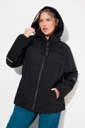 Plus size veliki brojevi Jakna funkcionalna s kapuljačom za punije