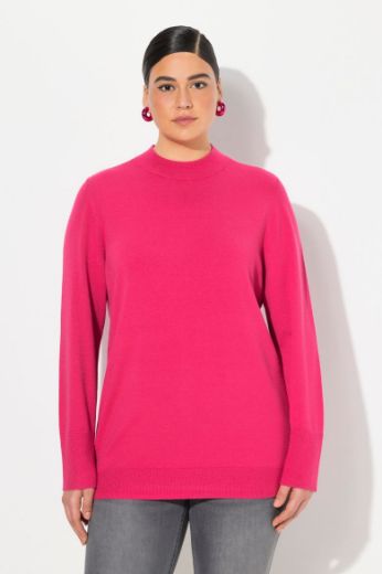 Plus size veliki brojevi Pulover povišenog ovratnika za punije