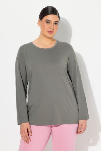 Plus size veliki brojevi Majica dugi rukavi okrugli izrez za punije