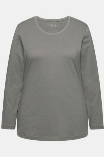 Plus size veliki brojevi Majica dugi rukavi okrugli izrez za punije