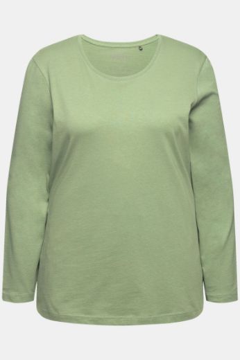 Plus size veliki brojevi Majica dugi rukavi okrugli izrez za punije