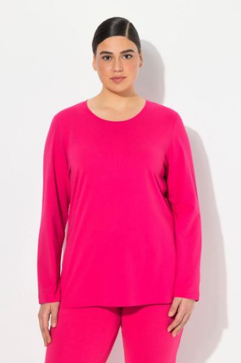 Plus size veliki brojevi Majica dugi rukavi okrugli izrez za punije