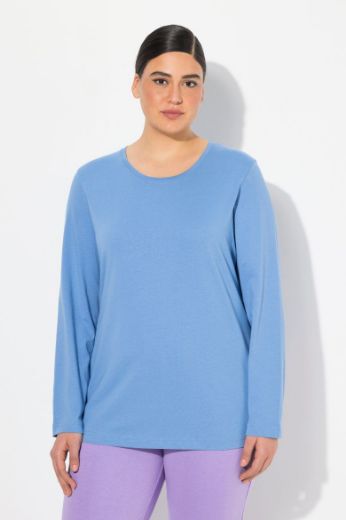 Plus size veliki brojevi Majica dugi rukavi okrugli izrez za punije