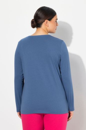 Plus size veliki brojevi Majica dugi rukavi okrugli izrez za punije