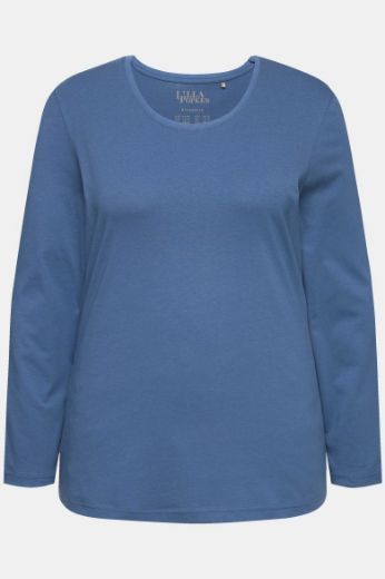 Plus size veliki brojevi Majica dugi rukavi okrugli izrez za punije