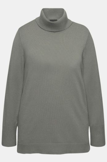 Plus size veliki brojevi Pulover s rol ovratnikom za punije