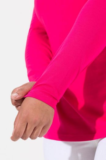 Plus size veliki brojevi Majica dugih rukava V ovratnika za punije