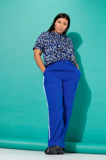 Plus size veliki brojevi Hlače visokog struka širih nogavica za punije