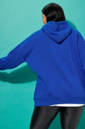 Plus size veliki brojevi Majica dugih rukava s natpisom za punije