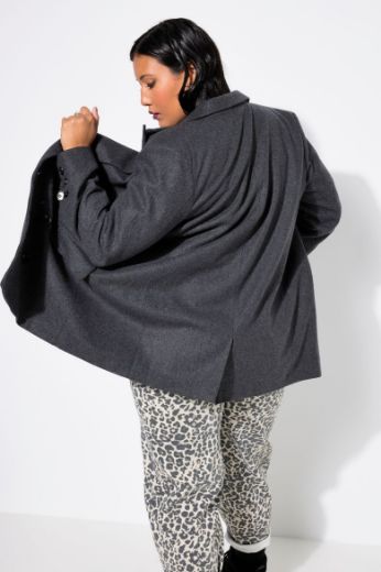 Plus size veliki brojevi Sako ravnog kroja za punije