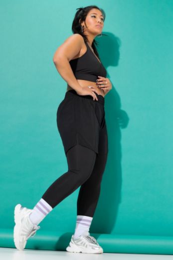 Plus size veliki brojevi Tajice s kratkim hlačama za punije
