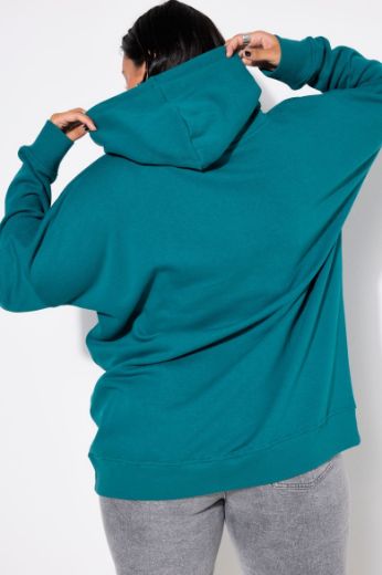 Plus size veliki brojevi Majica dugih rukava s kapuljačom za punije