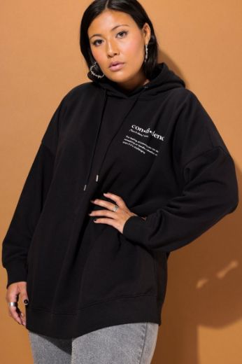 Plus size veliki brojevi Majica dugih rukava s kapuljačom za punije