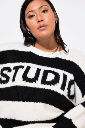 Plus size veliki brojevi Pulover pleteni za punije