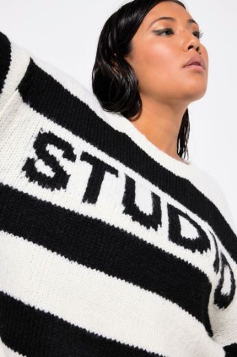 Plus size veliki brojevi Pulover pleteni za punije