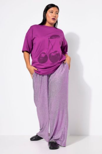 Plus size veliki brojevi Hlače elastičnog struka širokih nogavica za punije