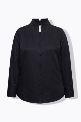 Plus size veliki brojevi Bluza s povišenim ovratnikom za punije