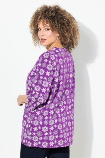 Plus size veliki brojevi Majica 3/4 rukava A kroja za punije