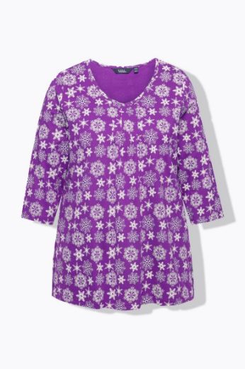 Plus size veliki brojevi Majica 3/4 rukava A kroja za punije