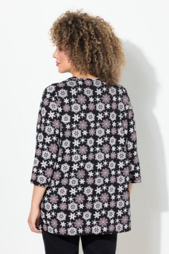 Plus size veliki brojevi Majica 3/4 rukava A kroja za punije