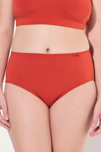 Plus size veliki brojevi Gaćice pamučne srednje visokog kroja za punije