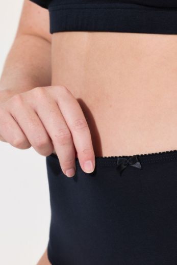 Plus size veliki brojevi Gaćice pamučne srednje visokog kroja za punije