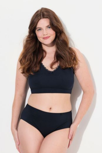 Plus size veliki brojevi Gaćice pamučne srednje visokog kroja za punije