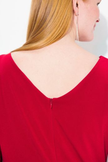 Plus size veliki brojevi Haljina maxi V ovratnika za punije