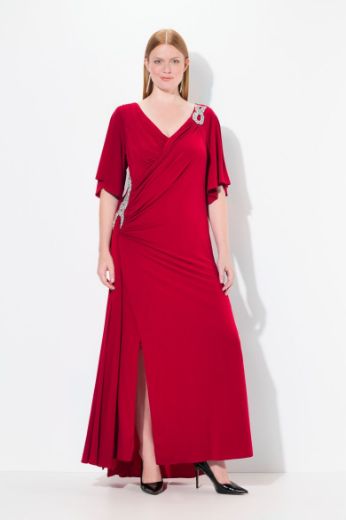 Plus size veliki brojevi Haljina maxi V ovratnika za punije