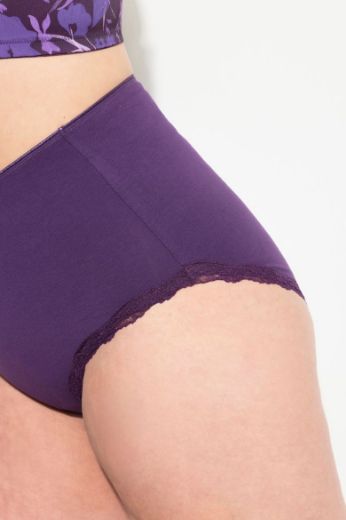 Plus size veliki brojevi Gačice maxi 3 komada s dodatkom čipke na obrubu za punije