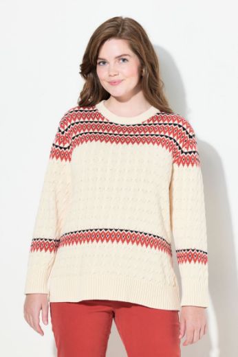 Plus size veliki brojevi Pulover dugih rukava za punije