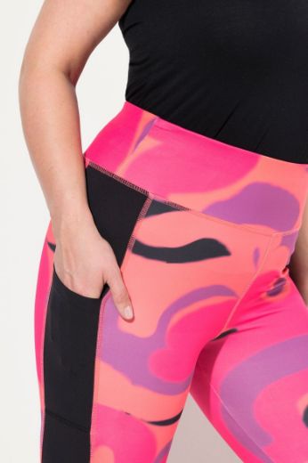 Plus size veliki brojevi Tajice s bočnim džepovima za punije