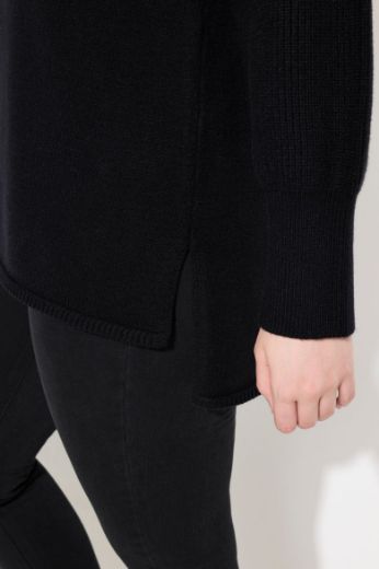 Plus size veliki brojevi Pulover s polu zatvaračem za punije