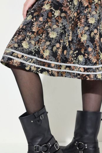 Plus size veliki brojevi Suknja cvjetnog uzorka za punije