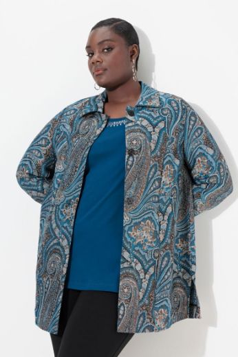 Plus size veliki brojevi Jakna lagana s printom za punije