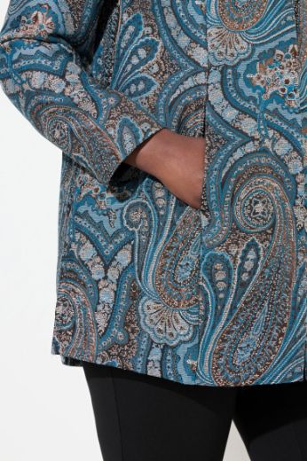 Plus size veliki brojevi Jakna lagana s printom za punije
