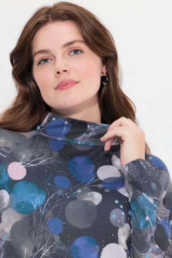 Plus size veliki brojevi Majica dugih rukava s volanima za punije