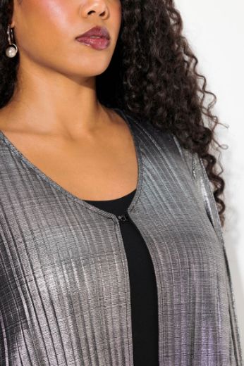 Plus size veliki brojevi Jakna 3/4 rukava V ovratnika za punije
