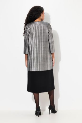 Plus size veliki brojevi Jakna 3/4 rukava V ovratnika za punije