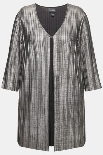 Plus size veliki brojevi Jakna 3/4 rukava V ovratnika za punije