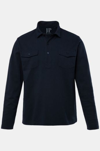 Plus size veliki brojevi Majica Polo dugih rukava za punije