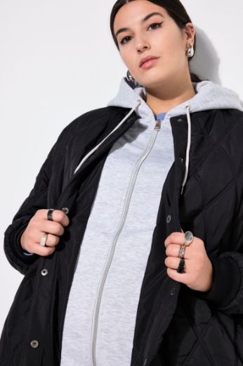 Plus size veliki brojevi Jakna s kapuljačom za punije