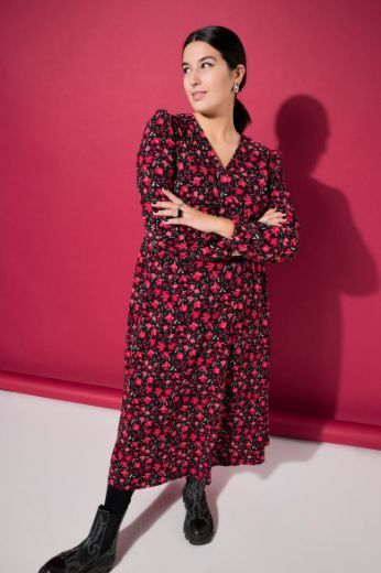 Plus size veliki brojevi Haljina cvjetnog uzorka za punije