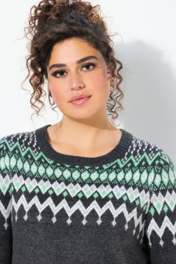 Plus size veliki brojevi Pulover dugih rukava za punije