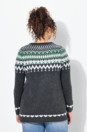 Plus size veliki brojevi Pulover dugih rukava za punije