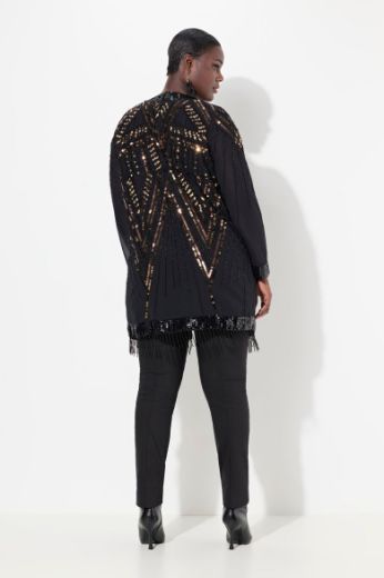 Plus size veliki brojevi Haljina midi 3/4 rukava za punije