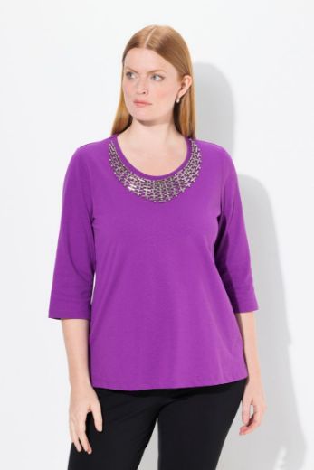 Plus size veliki brojevi Majica 3/4 rukava za punije